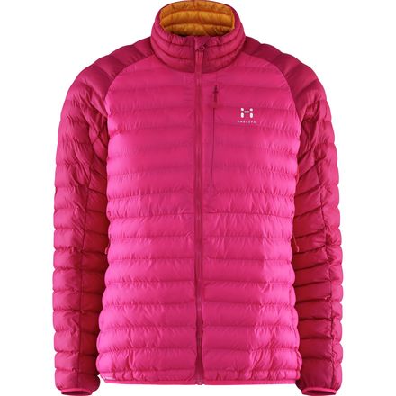 Haglofs Essens Mimic Insulated Jacket 火柴棍 女士拼色棉服