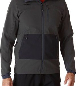 Mammut Ozette Hooded Soft Shell Jacket 猛犸象 男款防风防泼水软壳