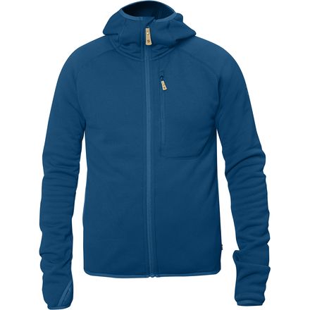 Fjallraven Abisko Fleece Full-Zip Hoodie 北极狐 男士抓绒连帽衫