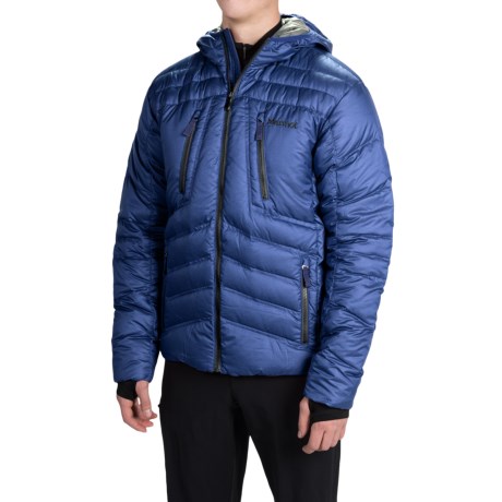 Marmot Aerial Hooded Down Jacket 土拨鼠 男款700蓬超轻保暖带帽羽绒服