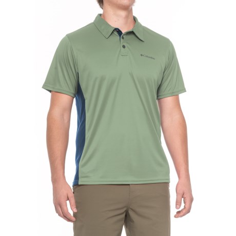 Columbia Sportswear Cool Coil Button Polo Shirt 哥伦比亚 男款防晒Polo衫T恤