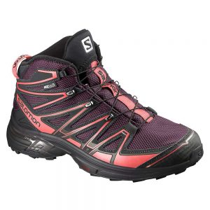 Salomon X-Chase Mid CS Waterproof Hiking Boots 萨洛蒙 女款轻量防水越野登山鞋