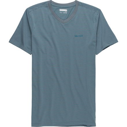 Marmot Salt Point V-Neck T-Shirt 土拨鼠 男款V领短袖上衣