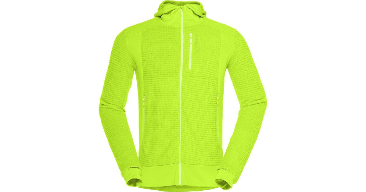 Norrona Lofoten Alpha Raw Zip Fleece Hoodie 老人头 男款保暖抓绒衣