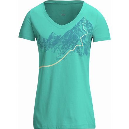 Arc’teryx Afterglo V-Neck Top 始祖鸟 女款弹性纯棉T恤