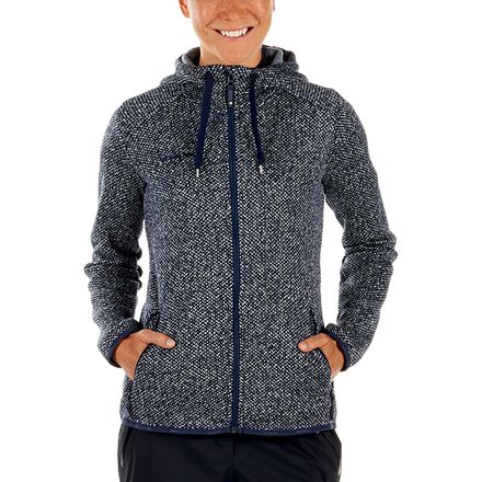 Mammut Chamuera ML Hooded Jacket 猛犸象 女款印花针织抓绒连帽外套