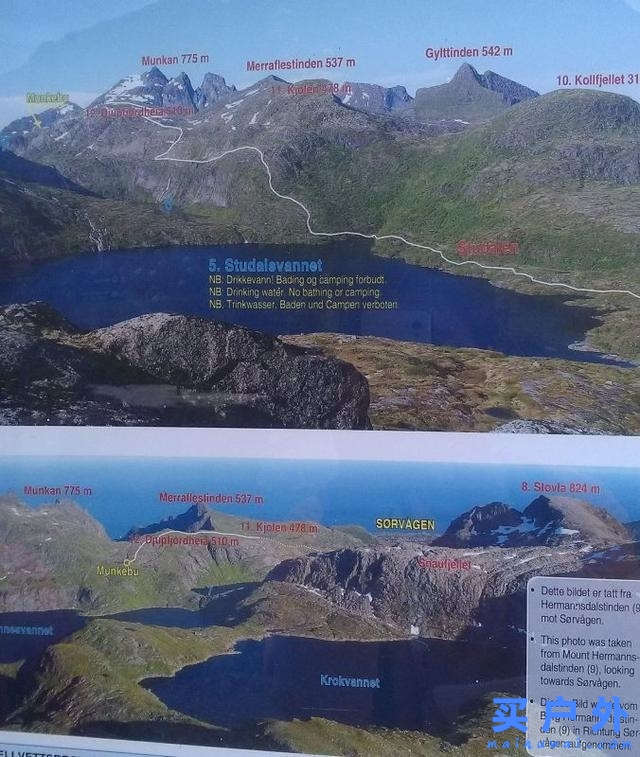 挪威罗弗敦群岛(Lofoten)唯美秘境Munkebu步道徒步