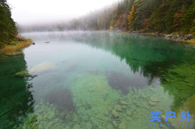 穿越奥地利边境，楚格峰地区徒步旅行