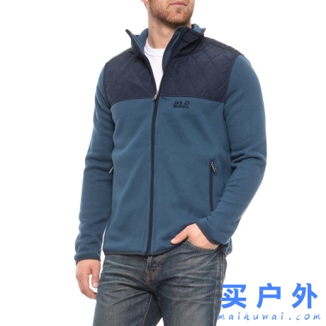 Jack Wolfskin Mackenzie River Fleece Jacket 狼爪 男款双面羊毛抓绒衣