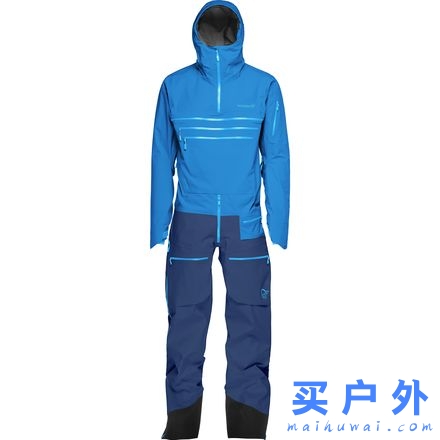 Norrona Lofoten Gore-Tex Pro One-Piece Suit 老人头 男款户外滑雪连体服