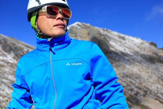 雪山实测 VAUDE 防风软壳外套