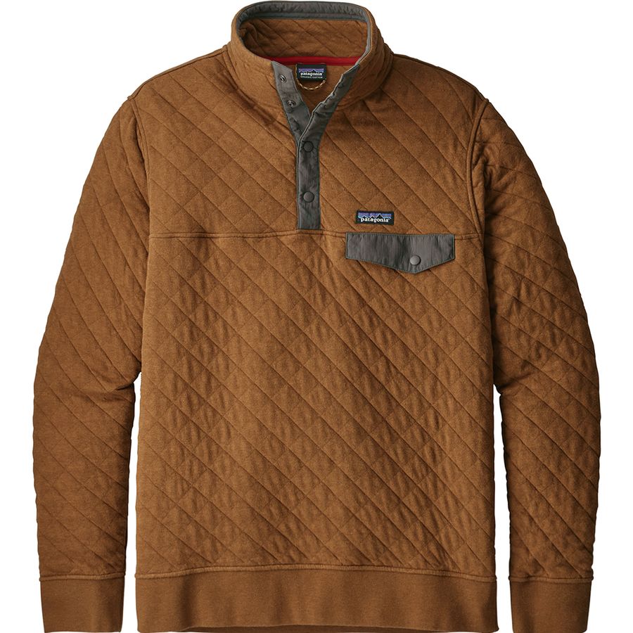 Patagonia Organic Cotton Quilt Snap-T Fleece Pullover 巴塔哥尼亚 男款套头衫