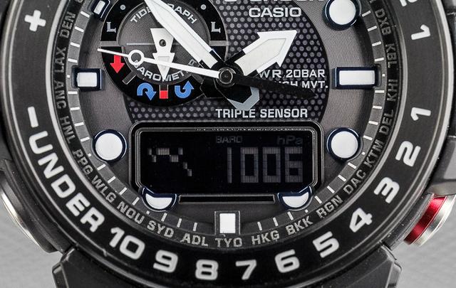 卡西欧G-SHOCK航海系列GWN-1000B腕表实测