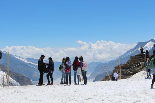 我的欧洲行之少女峰Jungfrau,坐火车游瑞士登少女峰