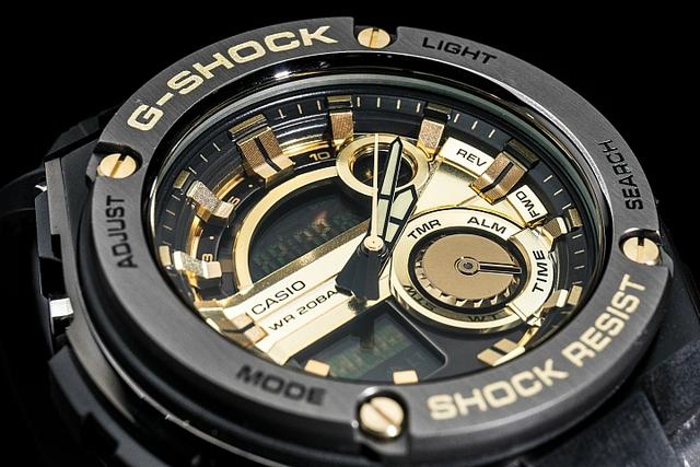 卡西欧G-SHOCK G-STEEL系列腕表，材质混搭金属感之上