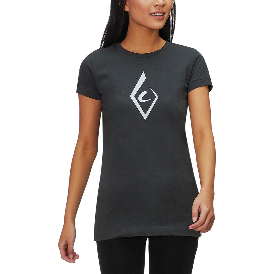 Black Diamond Brushstroke Short-Sleeve T-Shirt 黑钻 女款短袖T恤