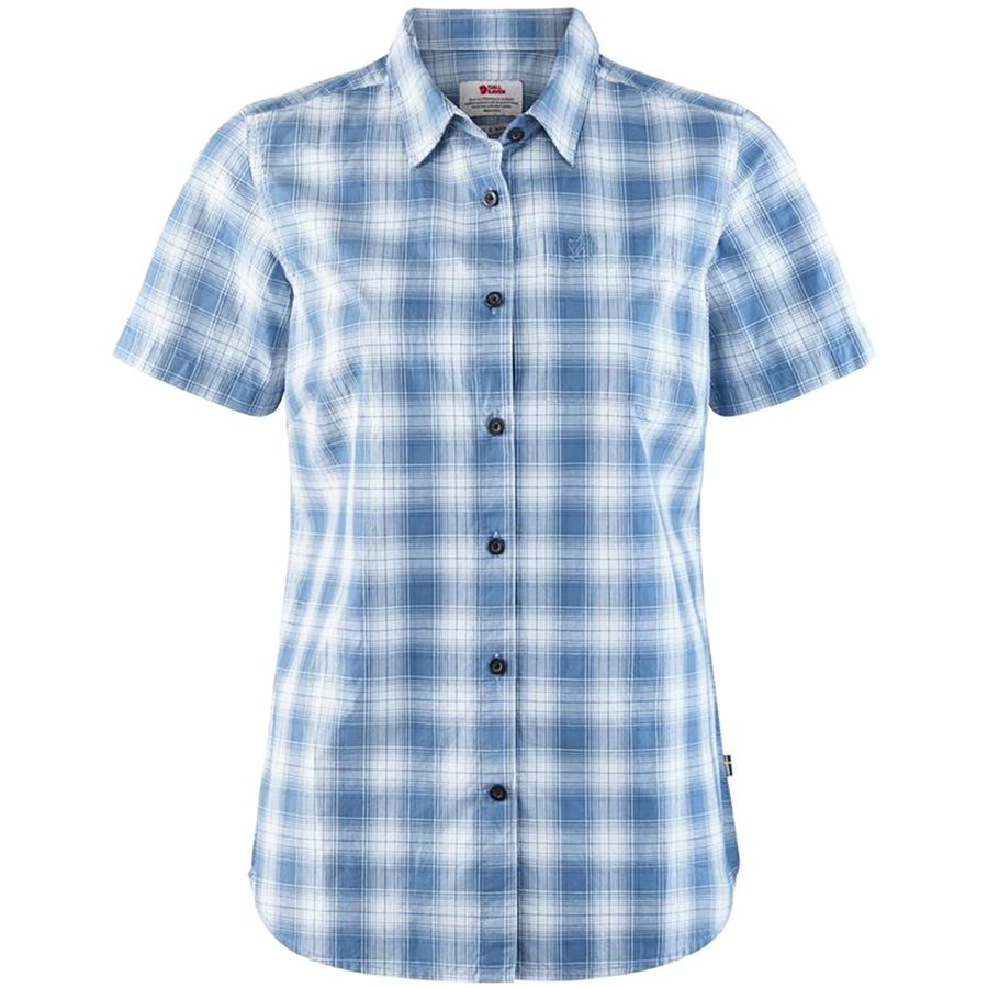 Fjallraven Ovik Check Short-Sleeve Shirt 北极狐 女款短袖衬衫