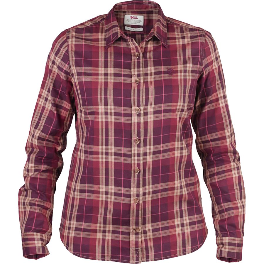 Fjallraven Ovik Flannel Long-Sleeve Shirt 北极狐 女款长袖衬衫