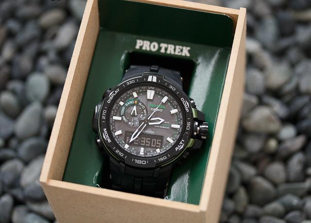 Casio卡西欧PRO TREK PRW-6000太阳能登山腕表开箱实测