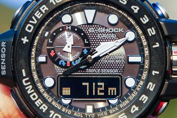 卡西欧G-SHOCK航海系列GWN-1000B腕表实测