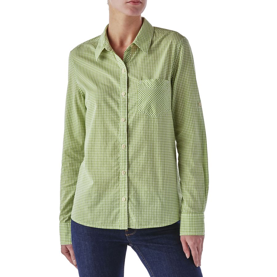 Patagonia Long Sleeve Brook green Shirt 巴塔哥尼亚 女款长袖衬衫
