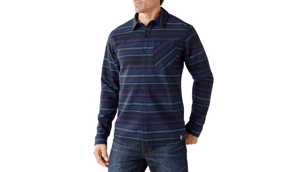 Smartwool Akalii Striped Flannel 男款 长袖衬衫