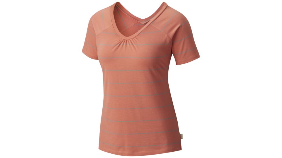 Mountain Hardwear DrySpun Stripe Short Sleeve Shirt 山浩 女款短袖T恤