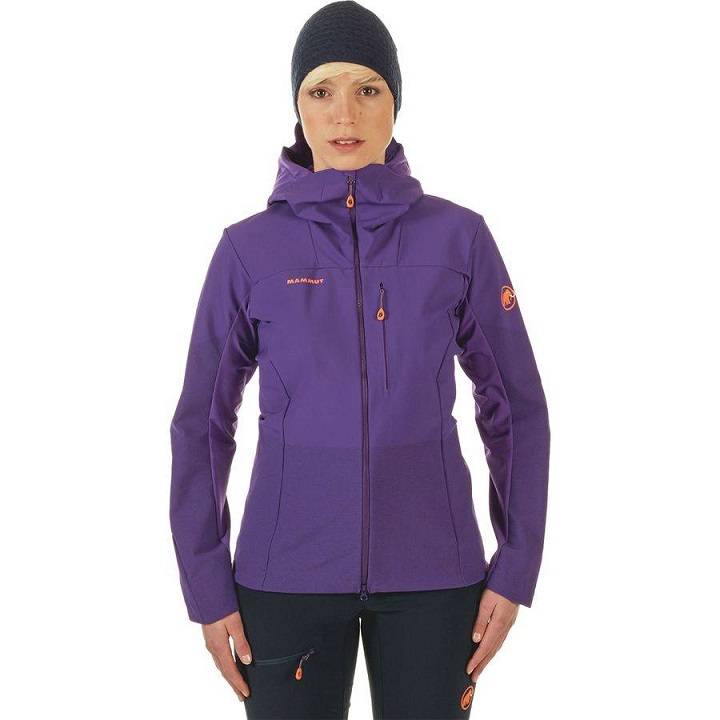 Mammut Eisfeld Light SO Hooded Softshell Jacket 猛犸象 女款连帽软壳外套