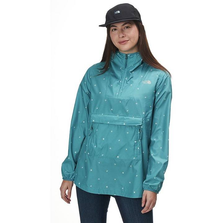 The North Face Printed Fanorak Jacket 北面 女款防风套头衫