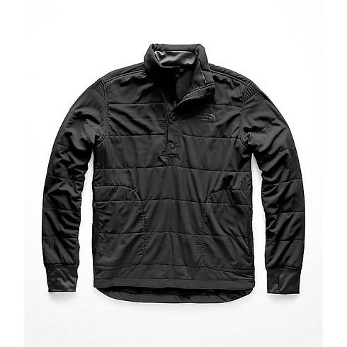 The North Face Mountain Sweatshirt Quarter-Snap Pullover 北面 男款弹力套头衫