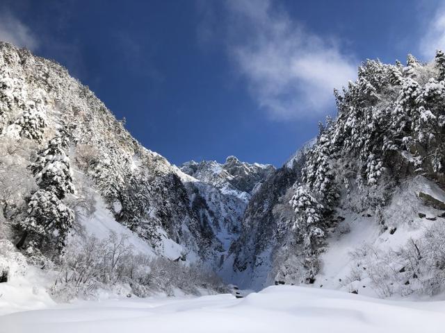 日本登山的好地方,冬季攀登百名山中的枪岳和穗高岳