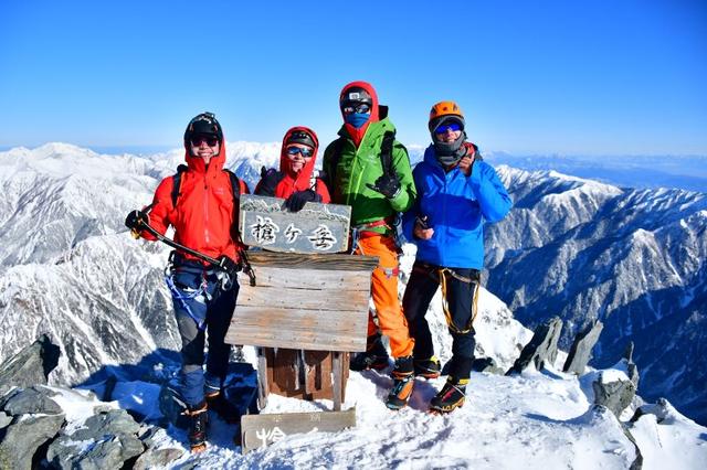 日本登山的好地方,冬季攀登百名山中的枪岳和穗高岳