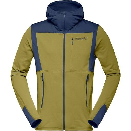 Norrona Falketind Warm1 Stretch Zip Fleece Hoodie 老人头 男款连帽抓绒外套