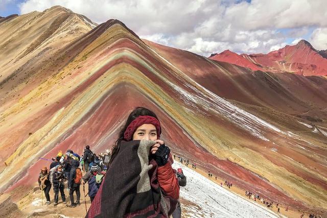 海拔5200米的秘鲁彩虹山,看着就想去走一遍