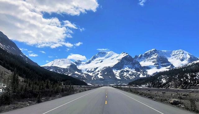 加拿大自驾游,冰原大道公路上的一路美景