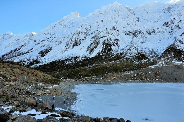 新西兰自助徒步旅行,行走新西兰南岛库克山国家公园胡克谷步道