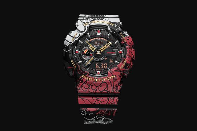 卡西欧G-Shock系列GA-110腕表,七龙珠与海贼王动漫联名