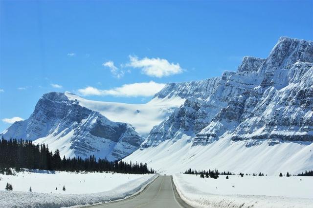 加拿大自驾游,冰原大道公路上的一路美景
