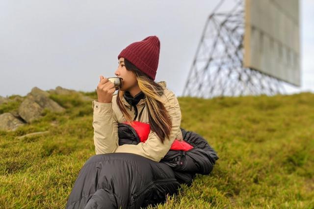 高山实测羽绒睡袋,这是一款收纳小巧轻量化睡袋