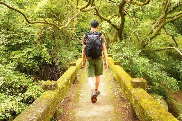 小众日系户外品牌山と道通勤背包开箱,山系妹子常穿的品牌