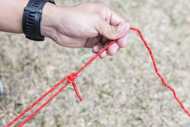 实用野外露营教学,学会5种常用绳结从此露营不必怕