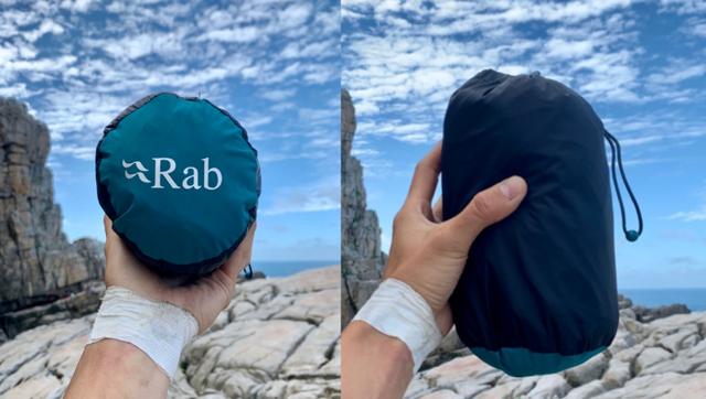 小众户外品牌Rab连帽防水外套测评,适合春夏使用的轻量冲锋衣