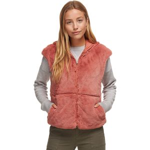 Patagonia巴塔哥尼亚是Lunar Frost Hooded Vest女款无毛抓绒马甲背心