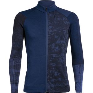 Icebreaker 拓冰者Away II Long-Sleeve Zip Top男款羊毛抓绒外套