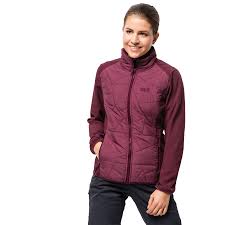 Jack Wolfskin 狼爪Grassland Hybrid Jacket女款棉服夹克